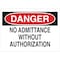 Brady Danger Sign, Plastic, Rectangle, English 95391 - alternate 1